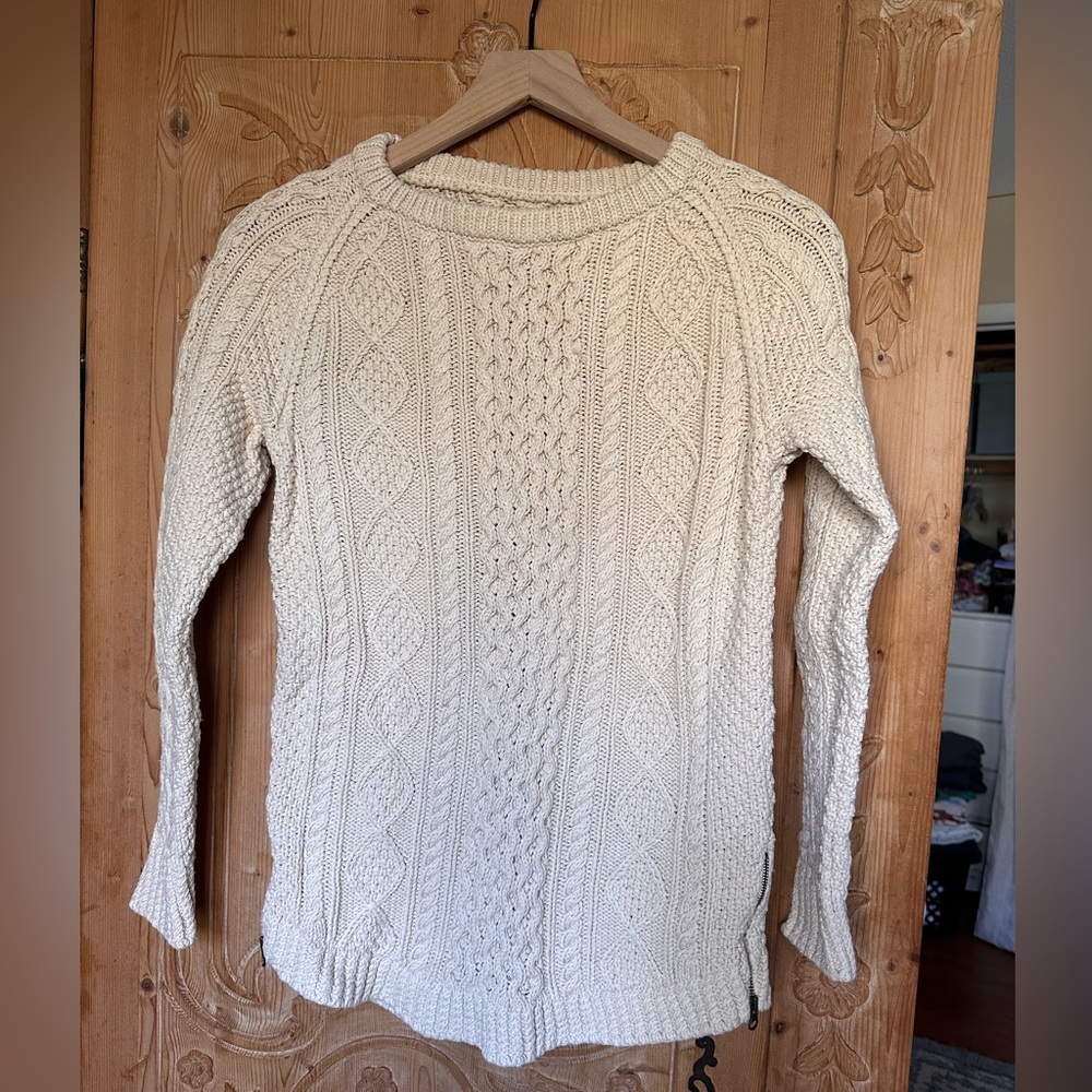 Fisherman Cabled Sweater